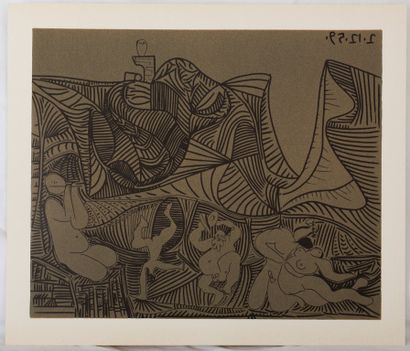 Pablo PICASSO (1881-1973) (d'après)
Bacchanale...