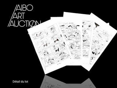 Carlo Peroni?
Droopy

Set of 4 original Indian-ink...