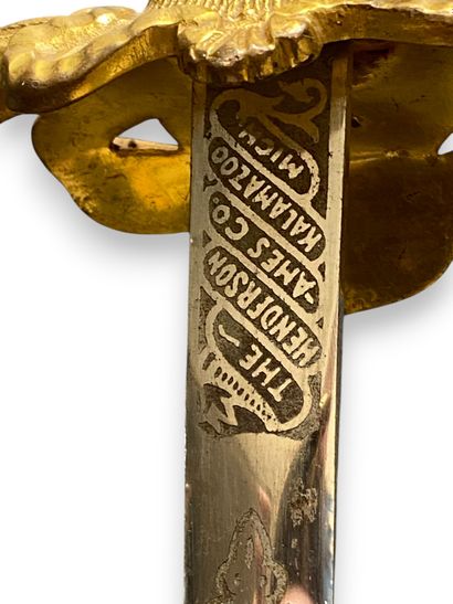 ÉPÉE FRATERNELLE de la loge des «Patriarchs...