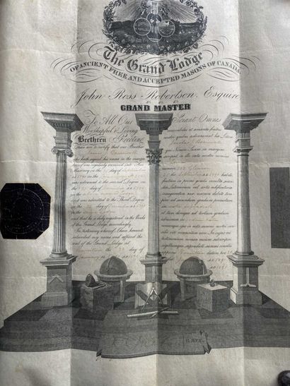 Rare Grand Master's Diploma 