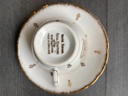 Set of three masonic cups and saucers (two...