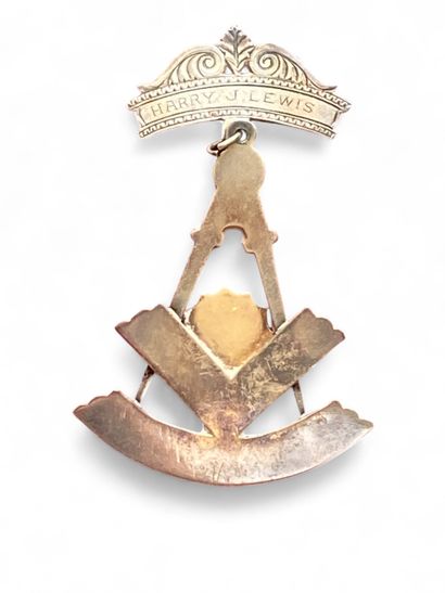 Harry J.Lewis-engraved silver-gilt metal...