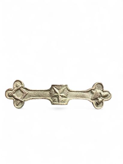 Steel dagger sword handle with Masonic symbols...