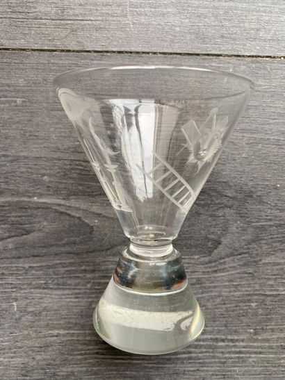 Small flared glass 