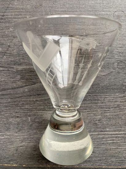 Small flared glass 