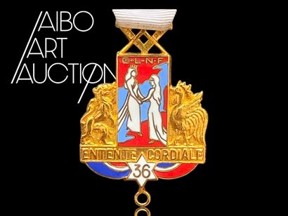 Gold-plated medal of the RL. Entente cordiale...