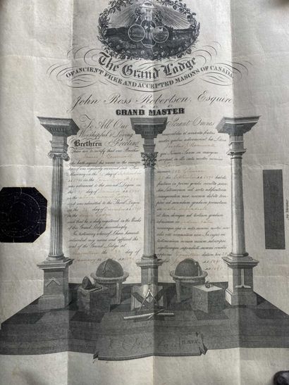 Rare Grand Master's Diploma 