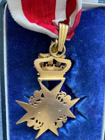 An enameled medal 