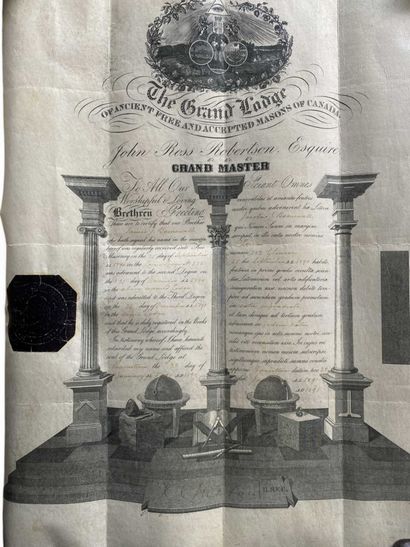 Rare Grand Master's Diploma 