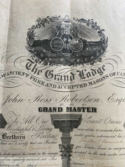 Rare Grand Master's Diploma 