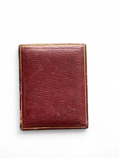 Gilded and enameled Rosicrucian medal depicting,...