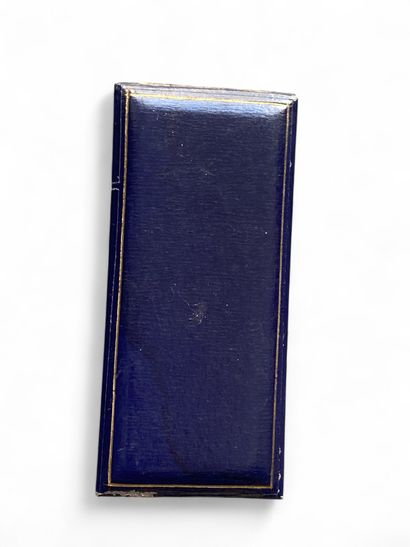 Gilded and enameled Rosicrucian medal depicting,...