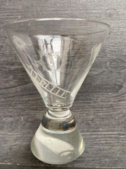 Small flared glass 