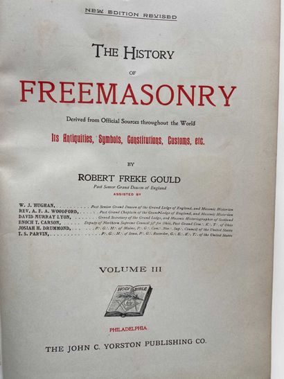 A set of 4 volumes of Robert Freke Gould's...