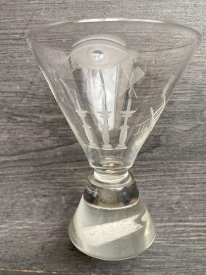 Small flared glass 