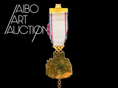 Gold-plated medal of the RL. Entente cordiale...