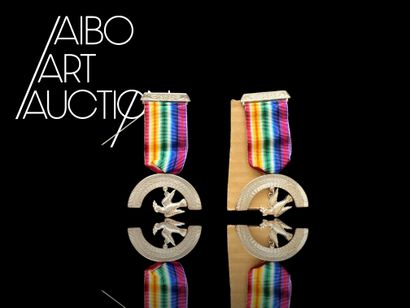 Set of two medals from the Order of the Nautoniers...