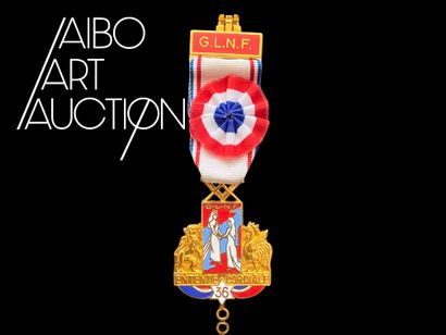 Gold-plated medal of the RL. Entente cordiale...