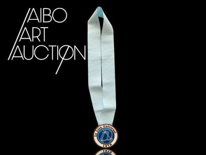 Contemporary enameled medal 