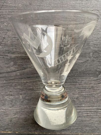 Small flared glass 