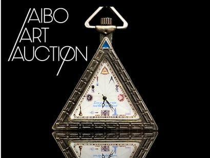 A triangular steel Masonic pocket watch with...