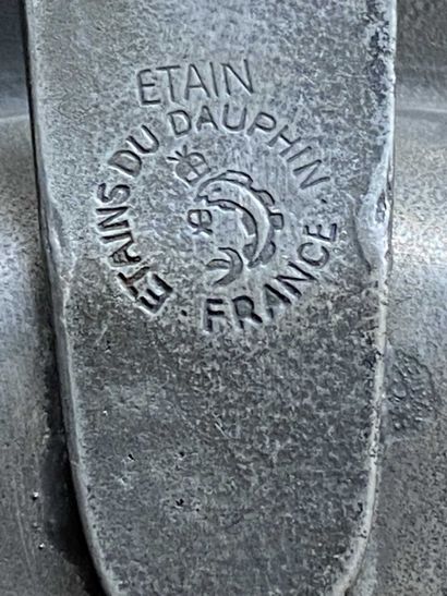 Companion or Masonic pewter plate with the...
