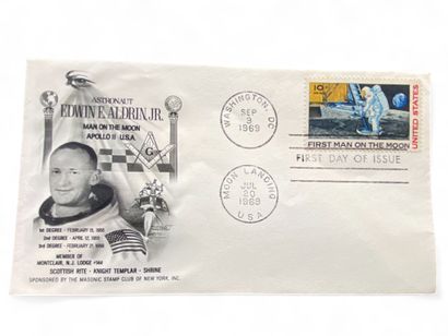 Enveloppe premier jour Astronaut Edwin E....