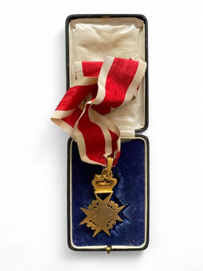 An enameled medal 