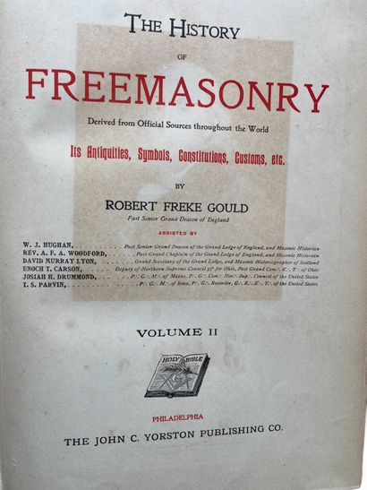 A set of 4 volumes of Robert Freke Gould's...
