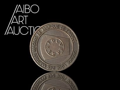 Bronze mark rite token engraved 