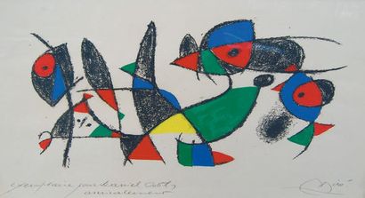 MIRO
Lithographie signée (43X60)
