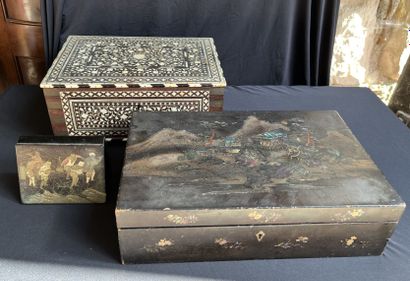 LOT de boîtes comprenant :
- Boite rectangulaire...