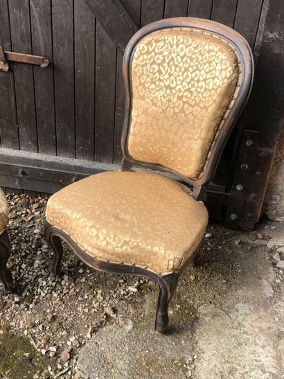 PAIRE de CHAISES de style Louis-Philippe...