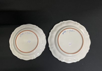 JALLIER à MOUSTIERS
Suite de deux assiettes...