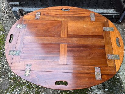 TABLE MAJORDOME ou Buttler-Tray en acajou,...