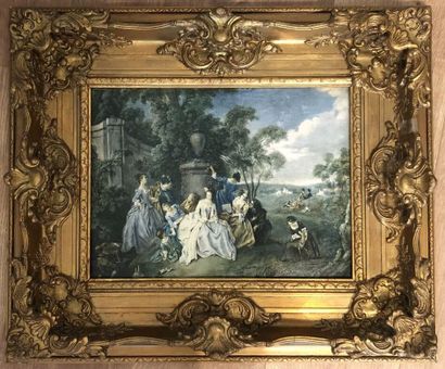 CADRE dans le goût du XVIIIe siècle en bois...