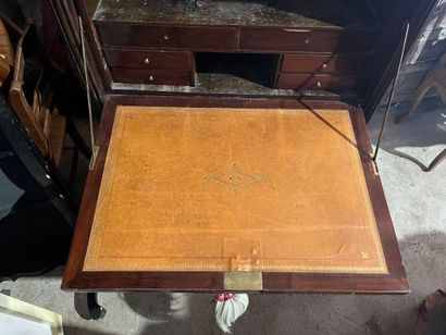 SECRETAIRE en acajou et placage d'acajou,...