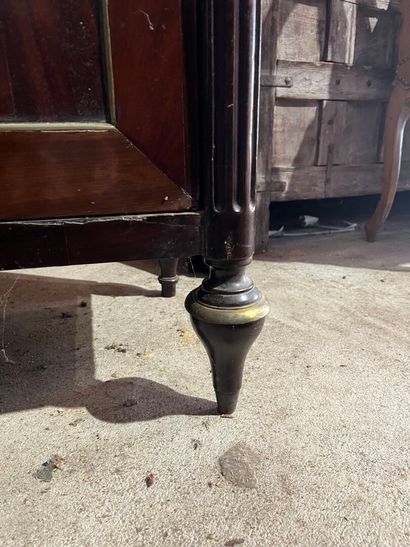 SECRETAIRE en acajou et placage d'acajou,...