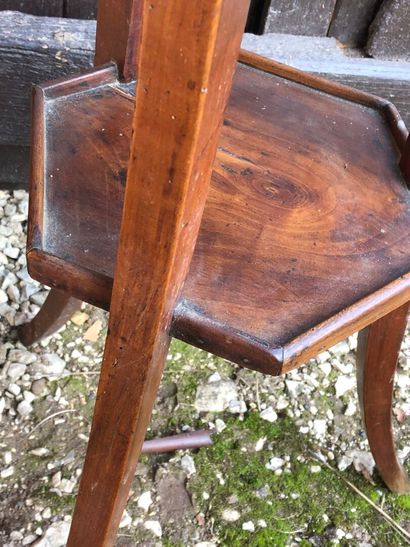 SELLETTE en bois naturel, le plateau de forme...