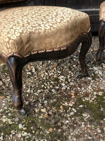 PAIRE de CHAISES de style Louis-Philippe...