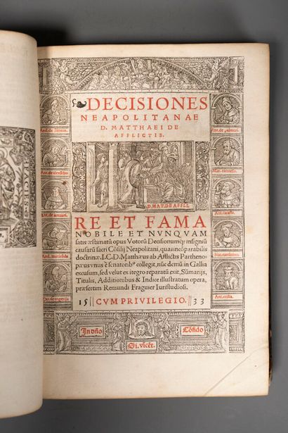 [Sixteenth-century book]. AFFLITTO (Matteo...