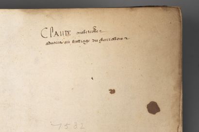 [Sixteenth-century book]. AFFLITTO (Matteo...