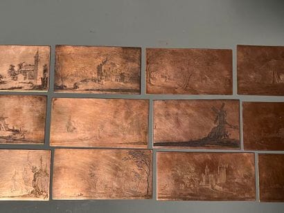 [Engraving]. [Copper dies]. CALLOT (Jacques)...