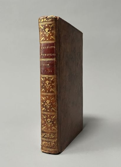 [Économie politique]. [CHASTELLUX (François-Jean...