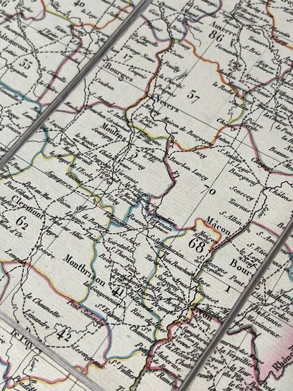 [Geographical map]. [France]. CARTE DES ROUTES...