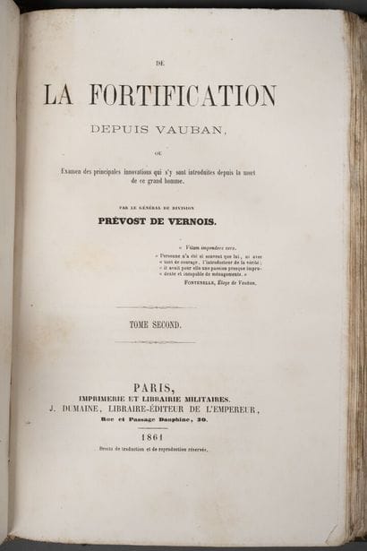 [Fortification]. PRÉVOST DE VERNOIS (S.-P.-N.)....