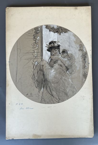 [Drawing]. Antoine CALBET (1860-1942): Important...