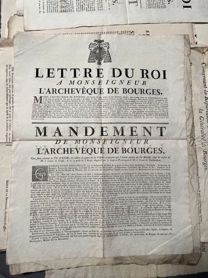 [Posters, placards]. [Berry]. Set of placards...