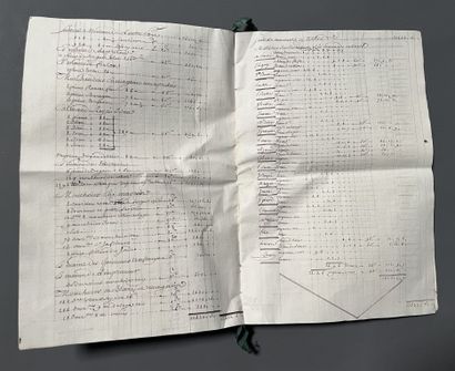 [Manuscript]. [Textile. Berry]. Set of two...