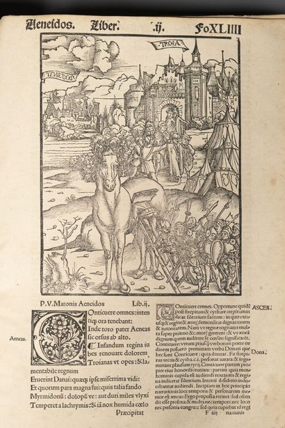 [Post-incunabula]. VIRGILE. Opera Vergiliana...